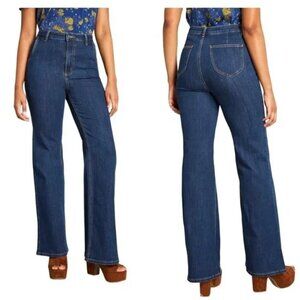 Modcloth The GRIER Wide-leg Jeans Size 10